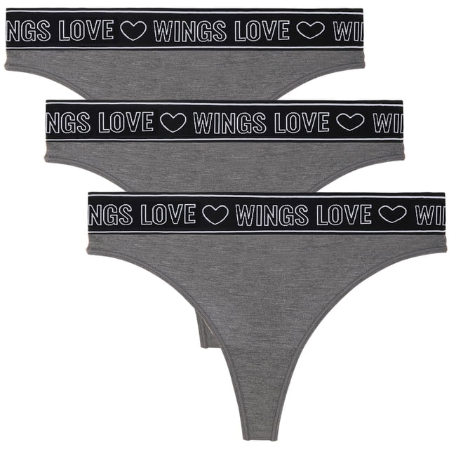 Wingslove Culottes Tangas Confortables pour Femmes, Lot de 3 G-Strings