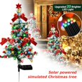 thumbnail image 3 of Luces de estaca TQEHS para jardín con energía solar para árbol de Navidad 75 cm W1S2, 3 of 6