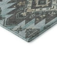 thumbnail image 3 of Addison Rugs Mayfield Premium Machine Washable Transitional Tribal Teal Rectangle Rug, 10' x 14', 3 of 7