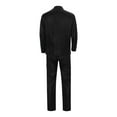 thumbnail image 4 of Fgnfyis Long Retro Slim Men's Pants Autumn/winter Punk Casual Suit Leather Leather Pants Two Piece Suit Mens Suits Black M, 4 of 7