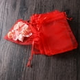 thumbnail image 2 of Monyance Drawstring Bags Bags Organza Gift Mesh Favor Small Sheer Jewelry Pouch Wedding Christmas Candy Treat Gauze(4.72X3.54X0Inches), 2 of 10
