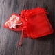 thumbnail image 3 of 50Pcs Jewelry Drawstring Pouches Candy Storage Bag Gift Candy Favor Gauze Storage Packing Bags Wedding Party Supplies Decor(Red), 3 of 5