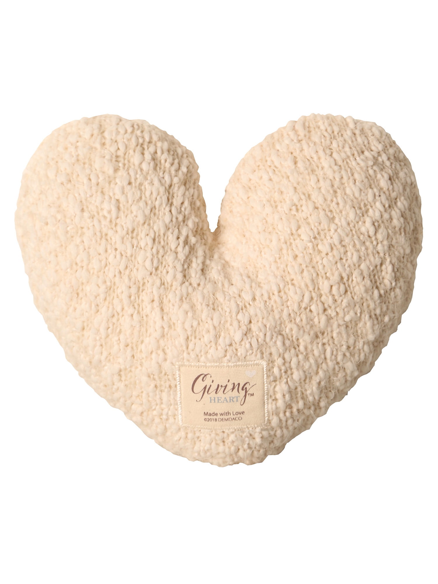 Demdaco Giving Heart Weighted Pillow Heart Shaped Heavy Pillow Gift
