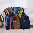 thumbnail image 6 of Lsque Scooby-Doo Print Flannel Throw Blanket, Ultra-soft Blanket for Bed, Couch, Car, Hypoallergenic Anti-pilling blanket-60"x50", 6 of 8
