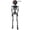 Black, variant on Eqslft 1PC Halloween Hanging Pumpkin Skeleton Decor, 40cm Orange Pumpkin Face Skeleton Pendant with Rope, Scary Hanging Halloween Prop for Party and Haunted House Decorations