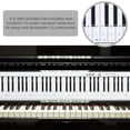 thumbnail image 2 of BRIGHTFUFU Guía de práctica de simulación de finger de piano de teclado Ayuda de enseñanza 88 Traza de notas clave, 2 of 8