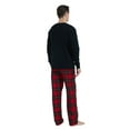 thumbnail image 4 of Apparonia Cotton Matching Pajamas for Couples Long Sleeve Top & Long Pants Sleepwear Pjs Sets Fiery Check M L, 4 of 7
