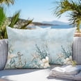 thumbnail image 4 of Ocean Starfish Anchor Outdoor Pillow Covers Pack of 2 Coral Flower Blue Theme Retro Waterproof Throw Pillow Covers Decorative Cushion Cases for Patio Garden Tent Balcony Couch 18x18 inch, 4 of 8