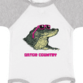 thumbnail image 4 of Inktastic Gator Country Sunny Gator in Pink Sunglasses Boys or Girls Baby Bodysuit, 4 of 5