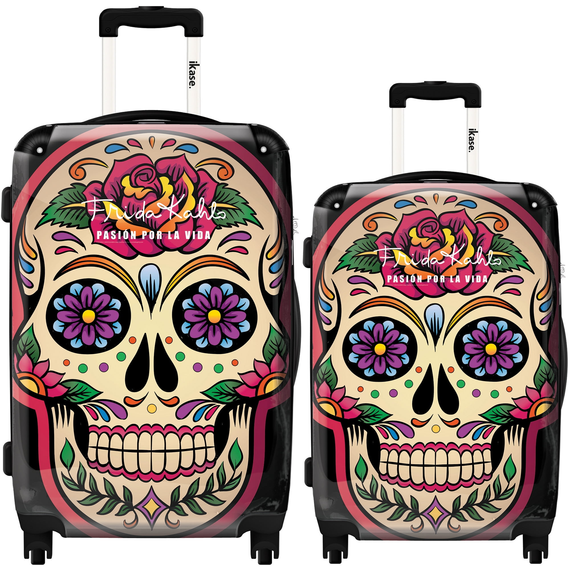 skull luggage walmart
