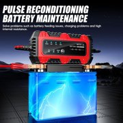 Battery Maintainer Charger,1.5A 6V/12V Auto Trickle Battery Charger, Automatic Tender Maintainer for Car Truck Motorcycle Boat Marine