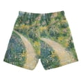 thumbnail image 7 of FORMRS Boys Swim Trunks Quick Dry Mesh Liner Boardshorts Sizes XS-XL, Art Garden Scene, 7 of 7