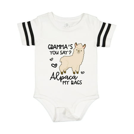 

Inktastic Gramma s You Say Alpaca My Bags Gift Baby Boy or Baby Girl Bodysuit