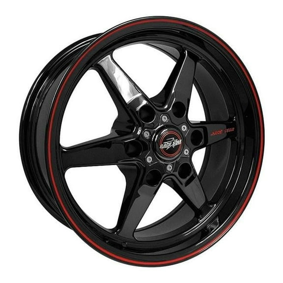 Race Star 93-770647B 93 Truck Star 17x7 6x5.00BC 4.00BS Gloss Black Wheel