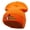 Orange, variant on Duck Hunting Season Embroidered 12 Inch Long Knitted Beanie - Heather Grey OSFM