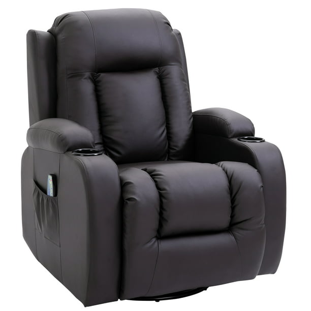 Homcom Luxury Faux Leather Heated, Homcom Luxury Reclining Leather Massage Chair