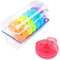 thumbnail image 2 of Pill Box 7 Day AM PM (3-Times-A-Day) Weekly Pill Box Case Travel Pill Organizer with Moisture-Proof Design for Purse and Pockets, 2 of 7