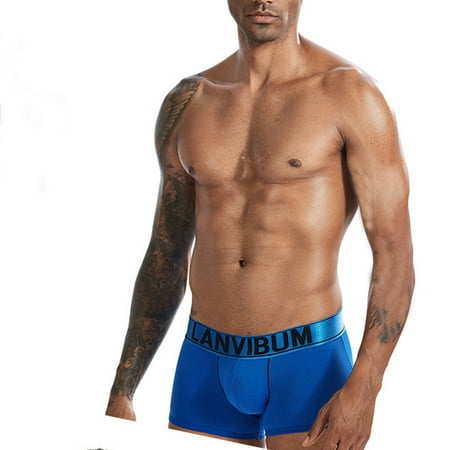 

RPVATI Mens Boxer Briefs Print Brief Low-Rise Pouch Breathable Underwear Men Boxer Briefs