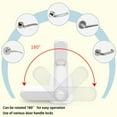thumbnail image 5 of 2 Pcs Door Locks For Kids Safety Baby Proof Door Knob Covers. Baby Door Lock Suitable For Room Doors, Kitchen Doors, Living Room Doors, Etc., 5 of 9