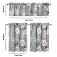 thumbnail image 6 of Kitchen Curtains and Valance Set 36 Inch Tier Pioneer Colorful Floral 3 Pieces Set Dining Room Small Curtain Drapes Cafe Curtains Valance for Home Decor Rod Pocket, 6 of 6