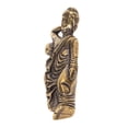 thumbnail image 1 of Buddha Sculpture, Brass 1.8in Long Reclining Buddha Statue  For Home, 1 of 8