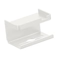 thumbnail image 2 of Portarrollos de papel higiénico con estante, organizador de pañuelos multifuncional, papel de baño Blanco Estilo B, 2 of 9