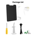 thumbnail image 3 of Solar Panel Charger Compatible with Google Nest Camera Outdoor & Indoor (Battery Version), Solar Power for Google Nest Cam, IP65 Weatherproof, with Secure Wall, 3 of 9