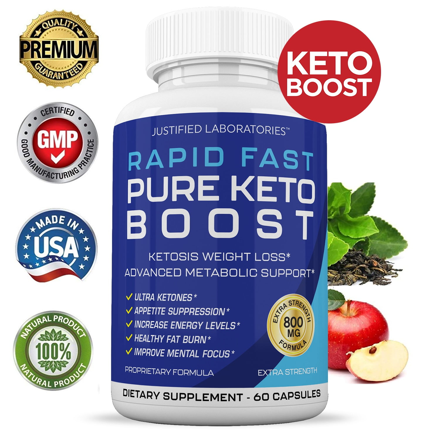Rapid Fast Pure Keto Pills Advanced BHB Boost Advanced Ketogenic