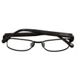 thumbnail image 5 of Lucky Brand Men's Black Soft Rectangle Metal Frame Eyeglasses, 52mm, 5 of 6