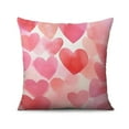 thumbnail image 2 of Pink Valentines Day Pillow Covers Gnome Heart Truck Love Be Mine for Valentines Day 4 Throw Pillow Covers 18 X 18 Inch, Set Of 2, Linen Study Sofa Cushion Cover Indoor Living Room Home Decor, 2 of 7