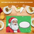 thumbnail image 3 of Heat-Resistant Christmas Vintage Placemat Comic Style Cute Door Mat Outdoor Entrance Washable Fade-Resistant Indoor Door Mat - for Home Coffee Table Office Deco 17.7x13inch, 3 of 5