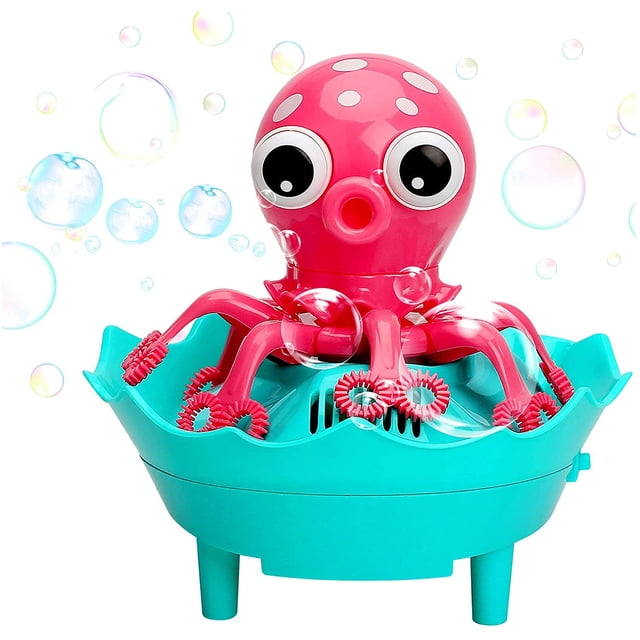 Liquidación de máquina de burbujas Soplador de burbujas para niños, Octopus Auto Bubbles