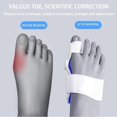 thumbnail image 3 of 2pcs Big Bone Toe Bunion Splint Straightener Corrector Foot Pain Relief Hallux Valgus Feet Care Protector Foot Care Tools, 3 of 3