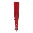 thumbnail image 2 of INC Womens Red Flexible Sole Cushioned Keenah Square Toe Stiletto Zip-Up Dress Boots Shoes 7.5 M, 2 of 4