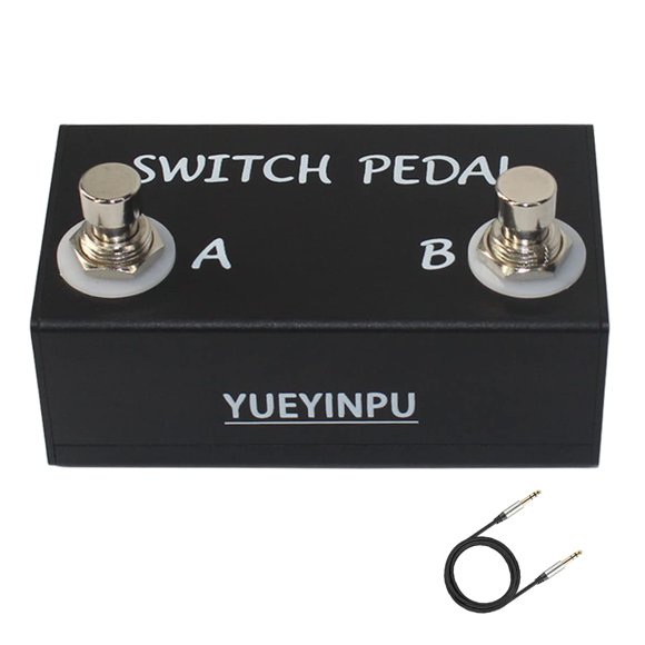Pedal de doble interruptor momentáneo para efecto de guitarra Yueyinpu