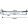 thumbnail image 3 of 4 piezas Soporte para lámpara de techo Accesorios para lámparas colgantes de 105 mm Lámpara de techo Placa base para lámparas de techo Placas para lámparas de techo Soportes para placas an, 3 of 5