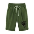 thumbnail image 2 of Puntoco Pantalones cortos de salón para mujer Pantalones cortos con cordón y estampado de cintura elástica para mujer, 2 of 3