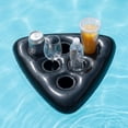 thumbnail image 7 of Inflatable Pool Cup Holder Float for 6 Drinks Wearable Hat Summer Floating Beverage Caddy, 7 of 7