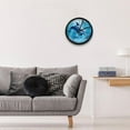 thumbnail image 6 of Dolphin 9.8 Inch Silent Non-Ticking Round Digital Wall Clock, Battery Operated, Easy-to-Read Clock for Bedroom Living Room Kitchen Bathroom Decoration, 6 of 6