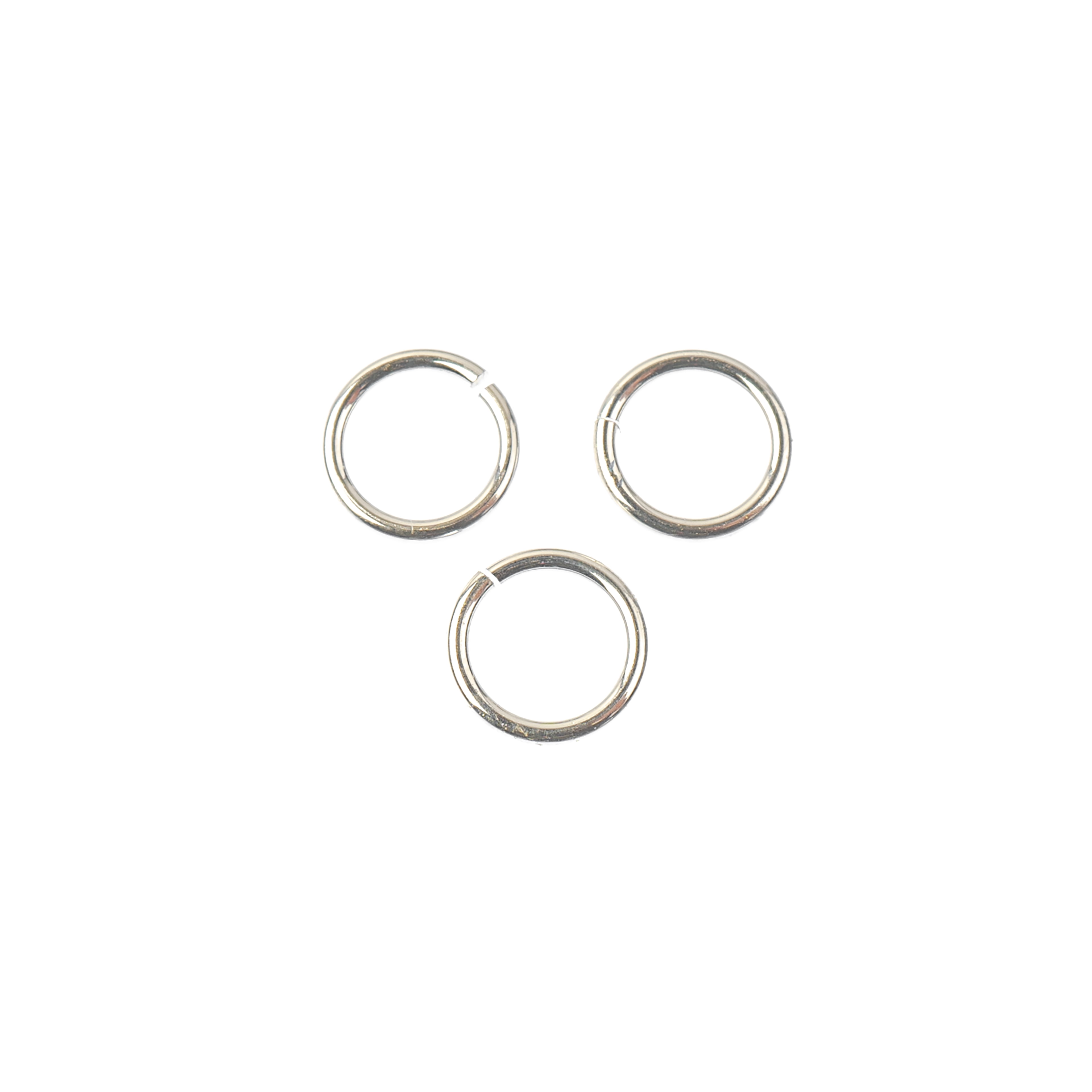 5mm Sterling Silver Jump Rings by Bead Landing – 30 Pieces Each (360 Total) - Copper Core with Sterling Silver Finish for Jewelry Making - 12 Pack