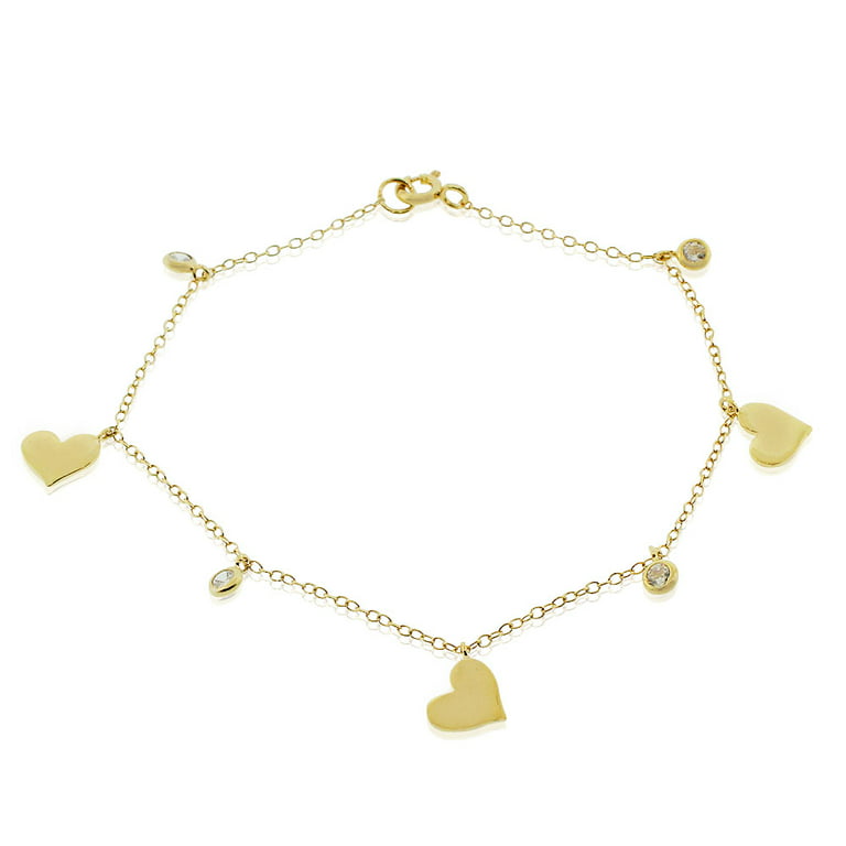 How To: Easy Two- Tone Hearts Bracelet 