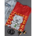 thumbnail image 3 of Kitty Coffee T-Shirt Women -GoatDeals Designs, Female Medium, 3 of 4