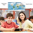 Small Maps for Students Desks - Continents & Oceans (6 Stickers ...