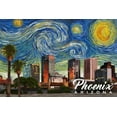 thumbnail image 3 of Phoenix, Arizona, Starry Night Series (100% Cotton Canvas Reusable Tote Bag), 3 of 3