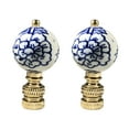 thumbnail image 2 of Royal Designs, Inc. Decorative Chinoiserie Carnation Lamp Finial, F-5088-PB-1, Polished Brass, Single, 2 of 7