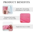 thumbnail image 5 of MODANU Car Bandage Funny Sticker 3 Pack, 10" x 2.6" Car Body Dent Scratches Band-aid Creative Reflective Decoration, Outdoor Waterproof Decal for Bumper Trunk Door Window (Pink), 5 of 7