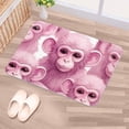 thumbnail image 5 of Monkey Polyester Non-Slip Machine Washable Floor Rugs, Floor Mats, and Bath Rugs, 5 of 6