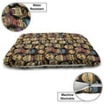 thumbnail image 3 of Geek Pet Bed, Various Faces of Cartoon Men and Women Characters Stereotypical Hipster Fashion Theme, Resistant Pad for Dogs and Cats Cushion with Removable Cover, 24" x 39", Multicolor, by Ambesonne, 3 of 4