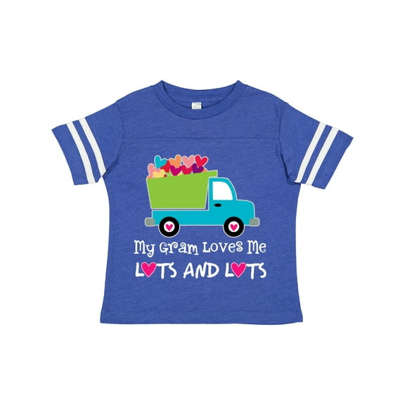 Inktastic Gram Loves Me Grandchild Truck Boys Toddler T-Shirt