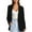 Black, variant on Baberdicy Women's Lightweight Suit Jacket, Single-Button Longline Blazer, Open-Front Cardigan for Work & Weekend, Long Single-Button Blazer, Casual Office Jacket, Minimalist Coat, Black, L